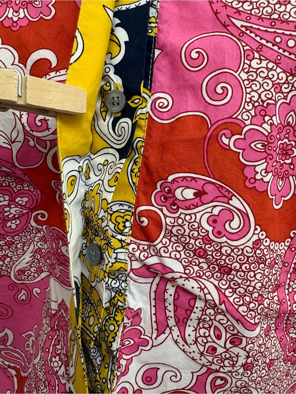 J. Crew Band Collar  Cotton Poplin Popover Tunic in Vintage Paisley - Picture 6 of 10